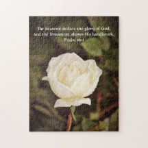 Fleurs de foi Psaume Rose Puzzle