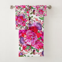 Fleurs de Fuchsia à l'aquarelle