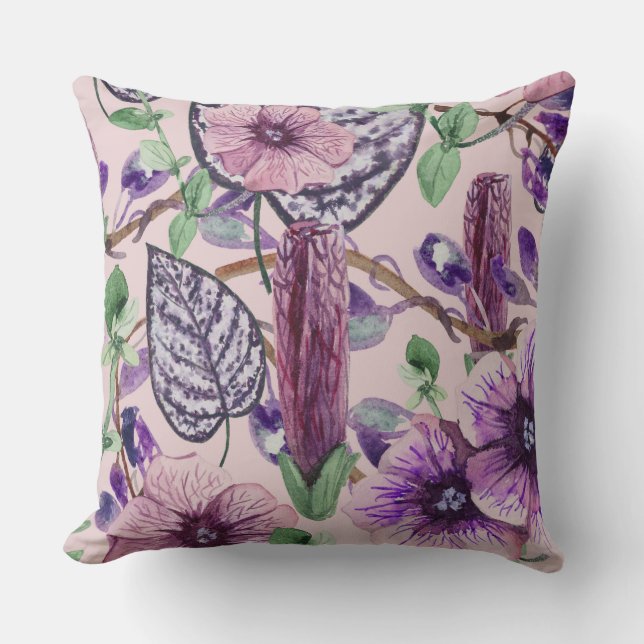 Fleurs de jardin Coussins Motifs sans couture (Recto)
