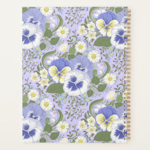 Fleurs de jardin printanier sur lavande
