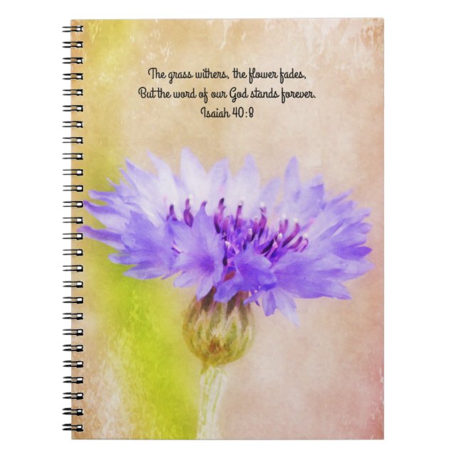 Fleurs de la foi Promesses Carnet de fleurs de bou (Devant)