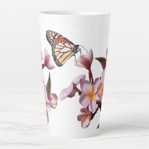 Fleurs de la Plumeria Mug de papillon du Monarque