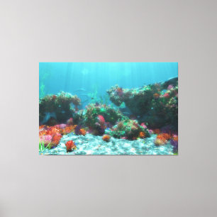 Fleurs de la toile de mer Imprimer