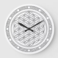FLEURS DE LA VIE - argent - horloge bague face