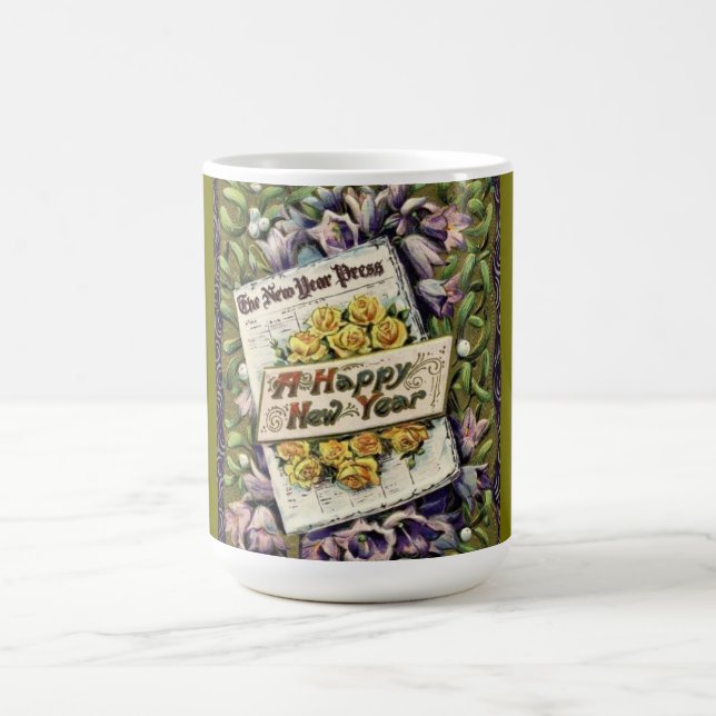 Fleurs de l'époque victorienne joyeuse Mug du Nouv (Centre)
