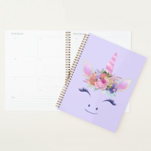 Fleurs de Licorne Mignonne Fabuleuse Visage 2