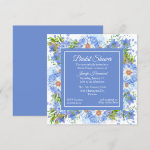 Fleurs de maïs Invitation Carré de douche nuptiale