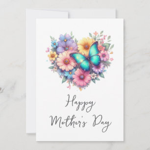 Fleurs de marguerite avec une carte de fête des mè
