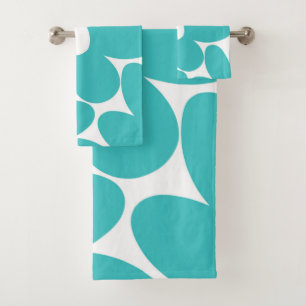 Fleurs de marguerite rétro en Turquoise doux #1 #