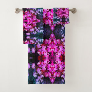 Fleurs de marguerite rose africaine Art Abstrait