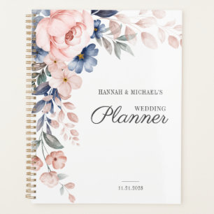 Fleurs de mariage à l'aquarelle écriture florale r