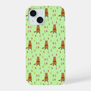 Fleurs de marmotte et de tulipe mignonnes