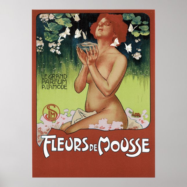 Fleurs de Mousse Poster (Vorne)