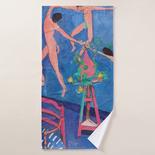 Fleurs de Nasturtium dans l'Atelier, Matisse (Serviette de bain)