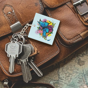 Fleurs de papillon bleu Dragon