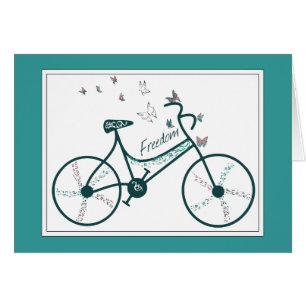 Fleurs de papillons et fans sensibles de vélo de