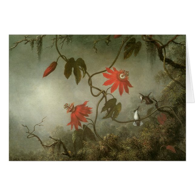 Fleurs de passion et colibris par Martin J Heade (Devant horizontal)