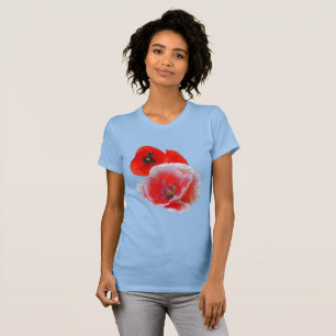 Fleurs de pavot Gros plan T-shirt