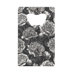 Fleurs de pivoines blanches sur gris foncé