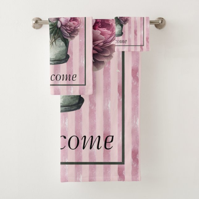 Fleurs de pivoines en poterie avec Arrière - plan  (En situation)