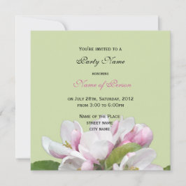 fleurs de pomme toutes invitation