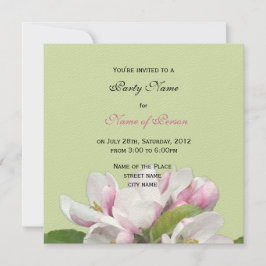 fleurs de pomme toutes invitation