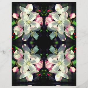 Fleurs de pommier sauvage papier scrapbook