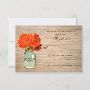 Fleurs de pot Mason rustique de campagne RSVP