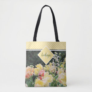 Fleurs de printemps et Coeurs Jaunes Sac fourre-to