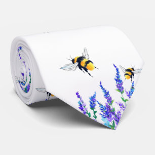 Fleurs de printemps et Cravate d'abeilles