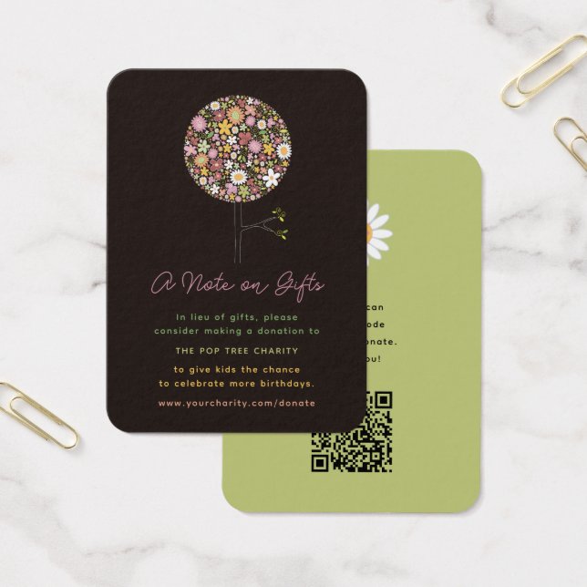 Fleurs De Printemps Pop Tree Anniversaire En Lieu  (Bureau)