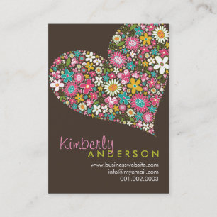 Fleurs de printemps Valentine Love Cartes de profi