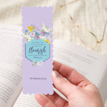 Fleurs de printemps violettes verset biblique pers