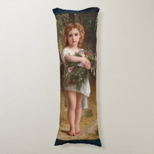 Fleurs De Printemps von William Bouguereau Seitenschläferkissen