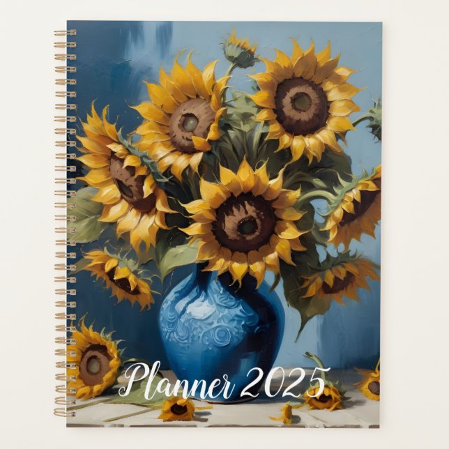 Fleurs de soleil dans le vase (Devant)