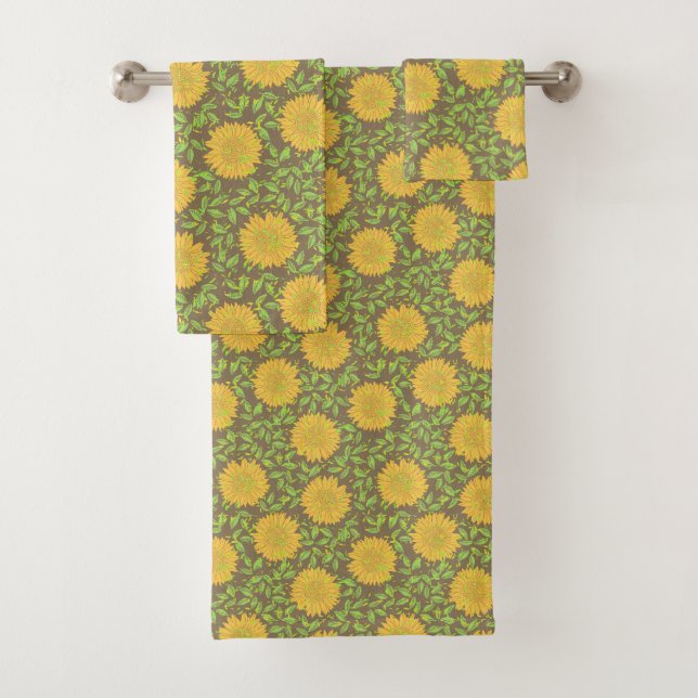 Fleurs de soleil d'été jaune vif (En situation)