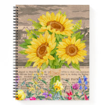 Fleurs de soleil, Fleurs d'aquarelle, Journal Vint