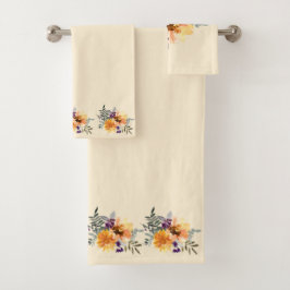 Fleurs de soleil jaune et or Pale Jaune Arrière - 
