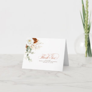 Fleurs de terre cuite et blanches Boho Merci