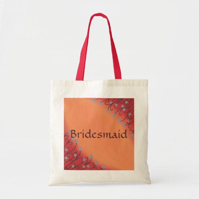 Fleurs d'étoile d'argent sur Sac fourre-tout Blend (Devant)