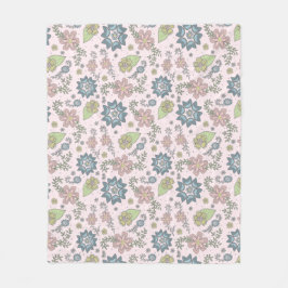 Fleurs d'hiver dans la couverture rose