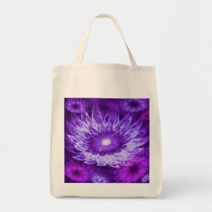 Fleurs d'Imaginaire sac fourre-tout violet