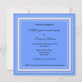 fleurs d'iris bleus toutes les invitations