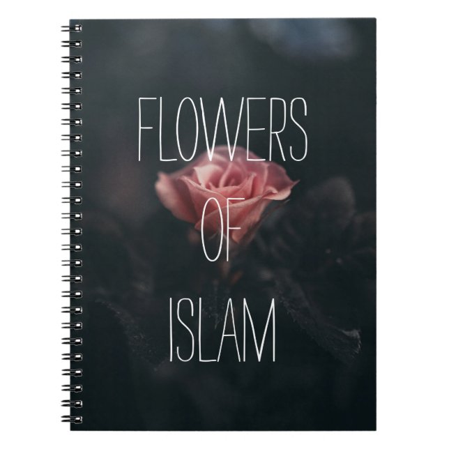 fleurs d'islam carnet musulman don islamique (Devant)