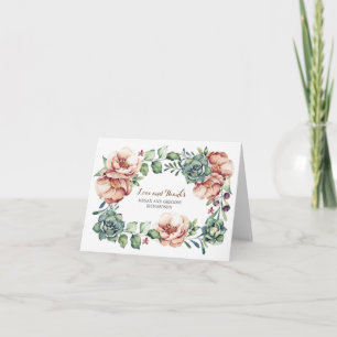 fleurs d'ivoire et succulents tombent merci