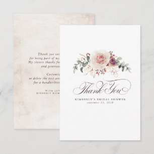 Fleurs d'ombre Terre Élégant Petit Merci