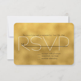 Fleurs d'or chic RSVP