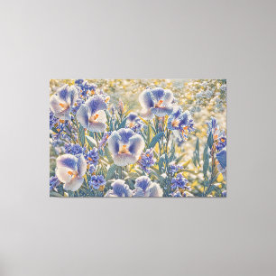 *~* Fleurs douces TV2 toile étirée Impression