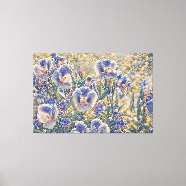 *~* Fleurs douces TV2 toile étirée Impression (Recto)