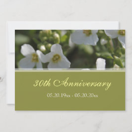 fleurs du jardin blanc frais invitations anniversa